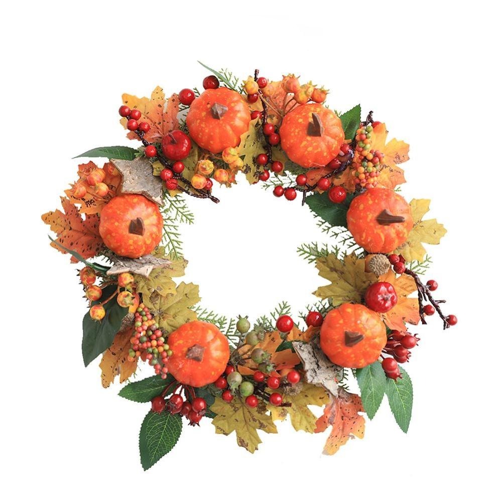 Autumn harvest decorative wreath